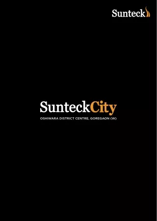 SunteckCity 1st & 2nd Avenue- Discover Your Dream Home in Mumbai