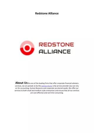 redstone alliance