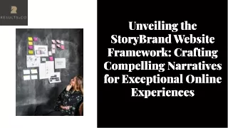 Elevate Your Brand with the Power of the StoryBrand Website Framework at Results