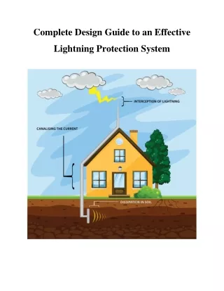Complete Design Guide to an Effective Lightning Protection System