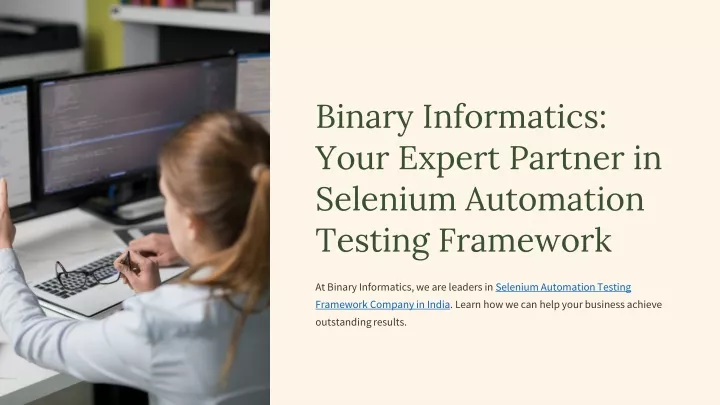 binary informatics your expert partner