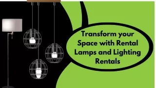 Get Event Lighting Rental Solutions