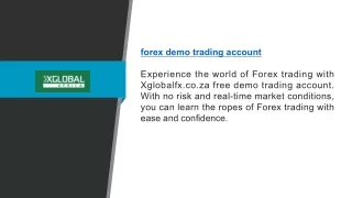 Forex Demo Trading Account | Xglobalfx.co.za