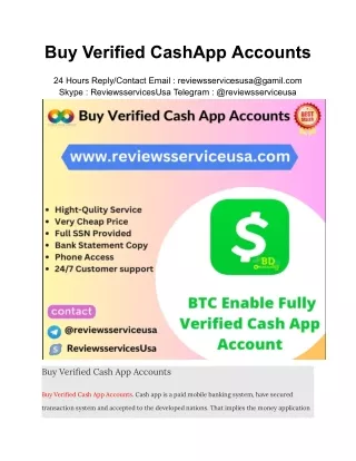 Buy Verified CashApp Accounts