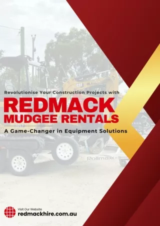 Local Construction Industry Set to Transform as RedMack Mudgee Rentals Unveils Innovative Equipment Solutions