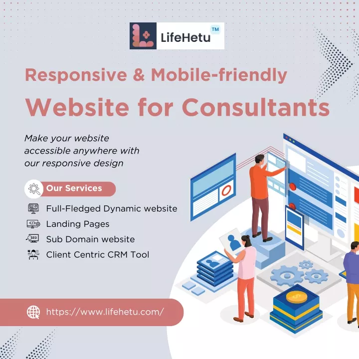 responsive mobile friendly website for consultants