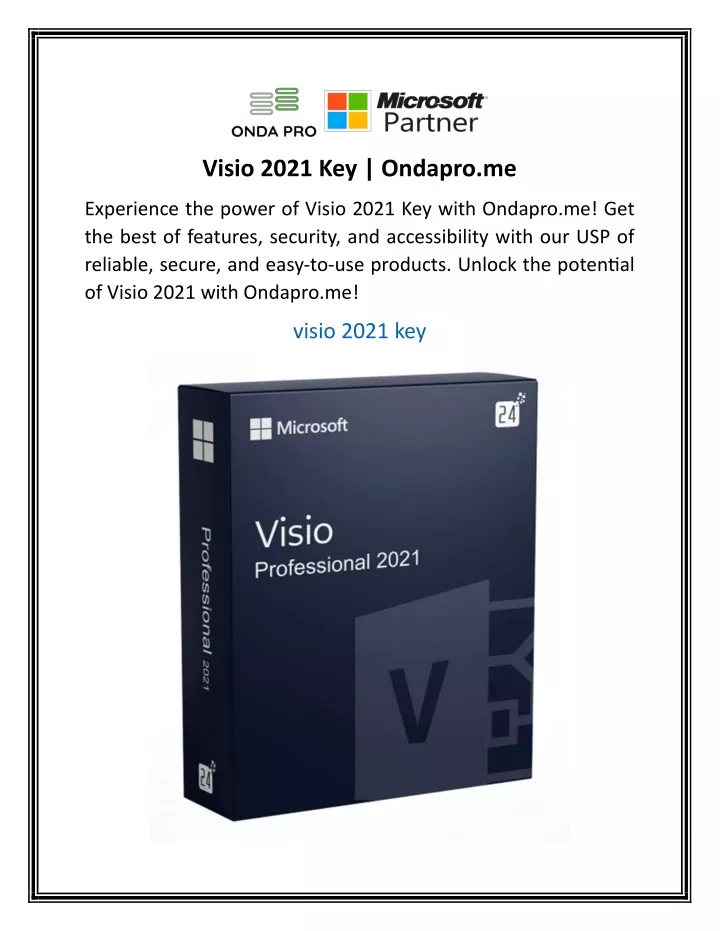 visio 2021 key ondapro me