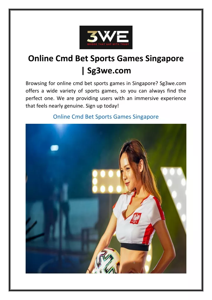 online cmd bet sports games singapore sg3we com