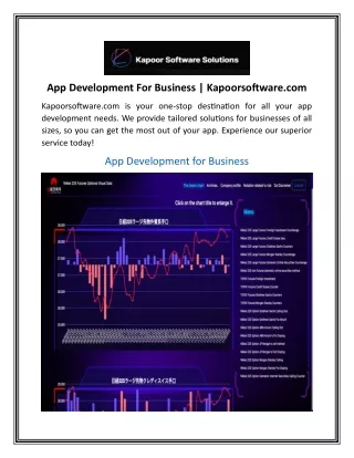 App Development For Business  Kapoorsoftware