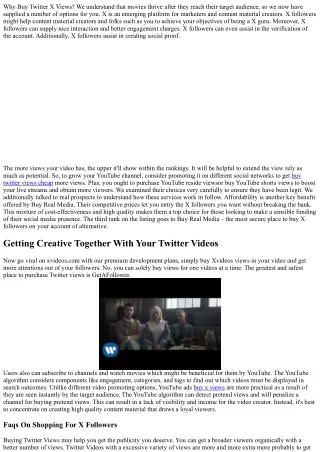 why buy twitter x views we understand that movies