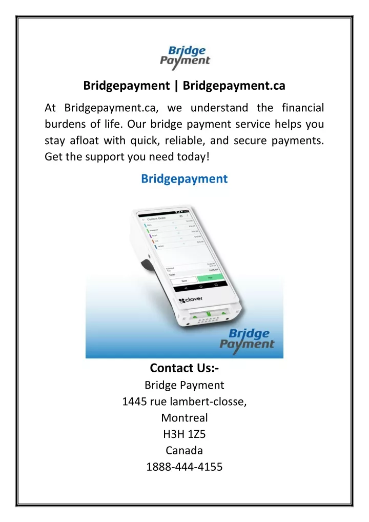 bridgepayment bridgepayment ca