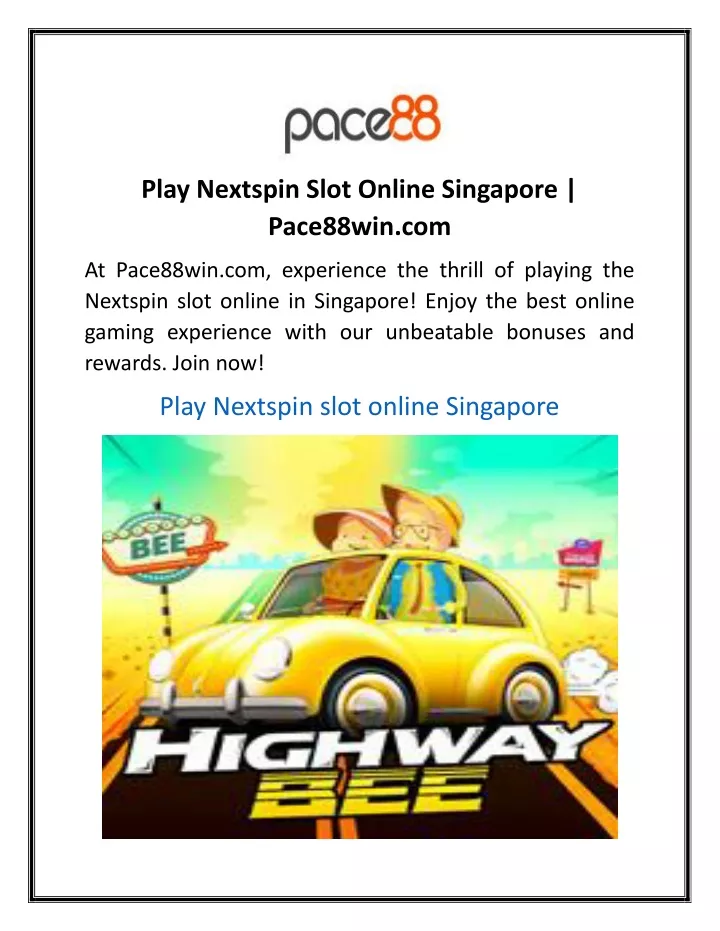 play nextspin slot online singapore pace88win com