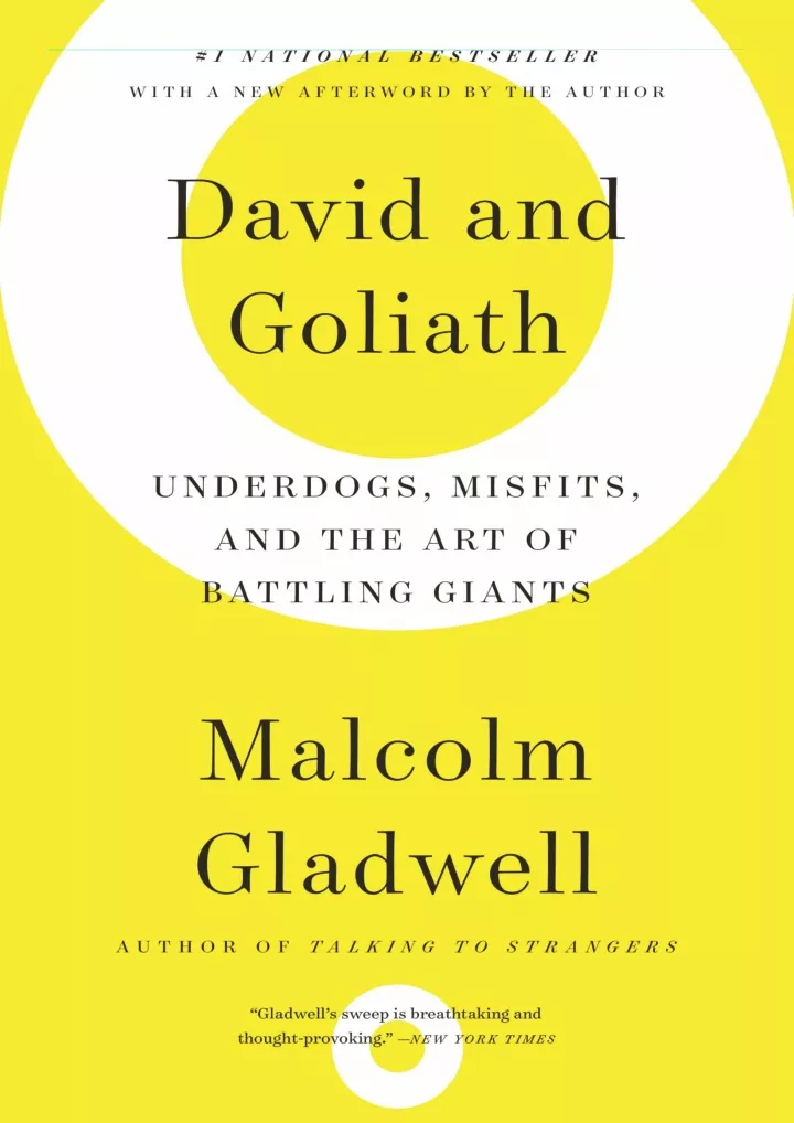 download pdf david and goliath underdogs misfits