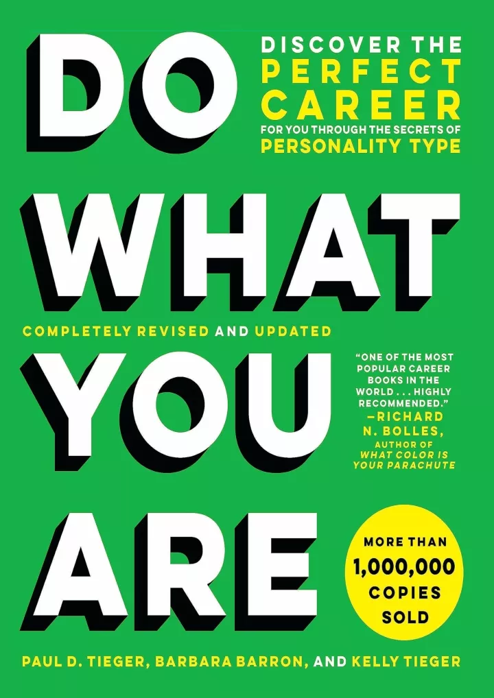 pdf read do what you are discover the perfect