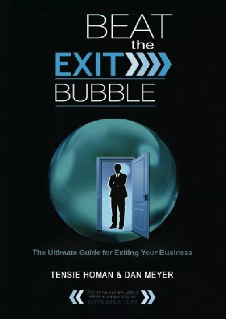 pdf beat the exit bubble the ultimate guide