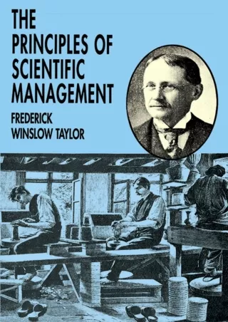 [PDF READ ONLINE] PDF/READ  The Principles of Scientific Management ebooks