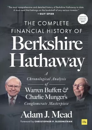 Download Book [PDF] PDF_  The Complete Financial History of Berkshire Hathaway: