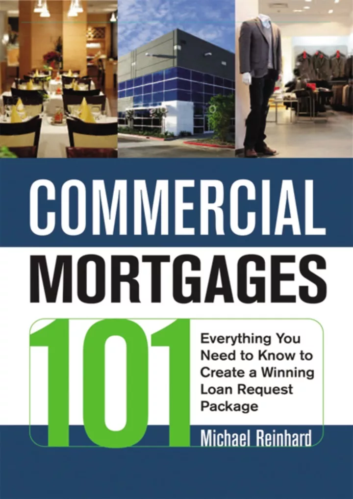 pdf read online commercial mortgages