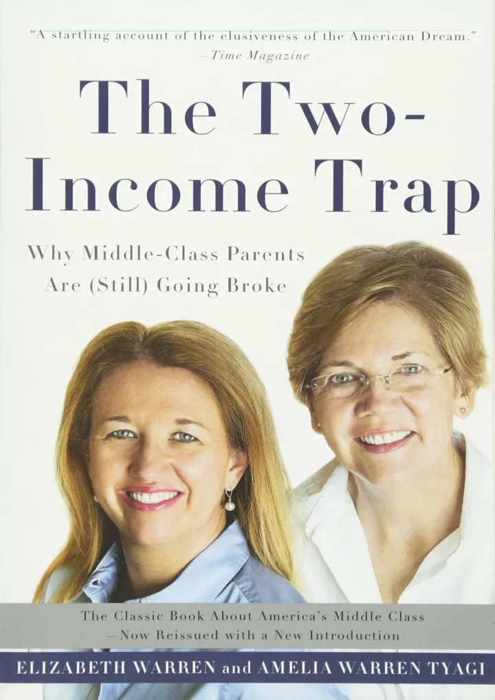 pdf download the two income trap why middle class