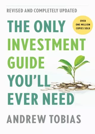 PDF/READ/DOWNLOAD PDF/READ/DOWNLOAD  The Only Investment Guide You'll Ever Need: