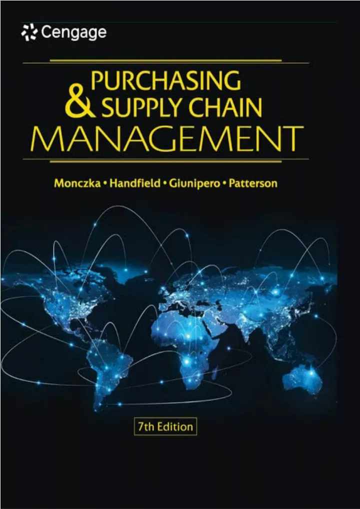 read pdf purchasing and supply chain management