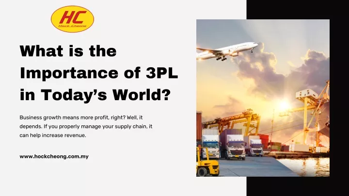 what is the importance of 3pl in today s world