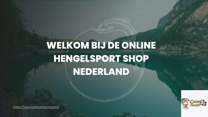 welkom bij de online hengelsport shop nederland