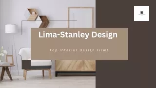 Discover Luxury Living with Lima-Stanley A Top Interior Design companies