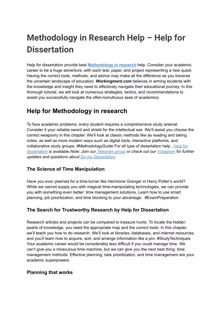 methodology in research help help for dissertation