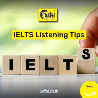 IELTS Listening Tips - Bafel Vijayawada
