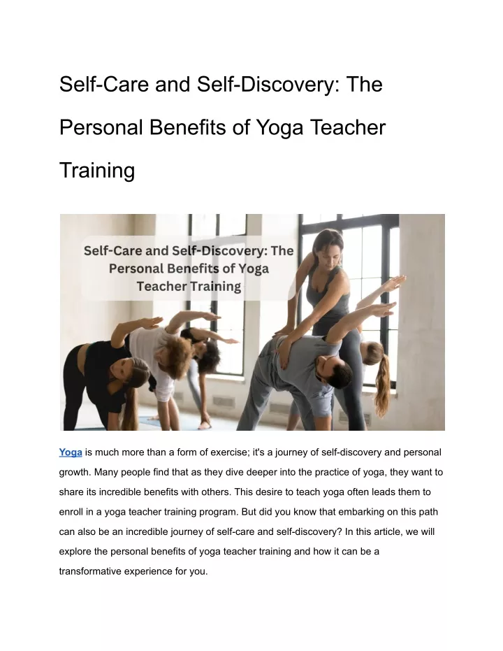 self care and self discovery the