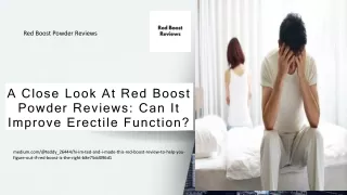 red boost powder reviews