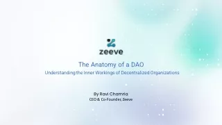 The Anatomy of a DAO–Understanding the inner workings of decentralized organization