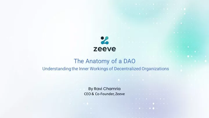 the anatomy of a dao