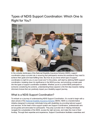 Types of NDIS Support Coordination_ Which One Is Right for You - Google Docs