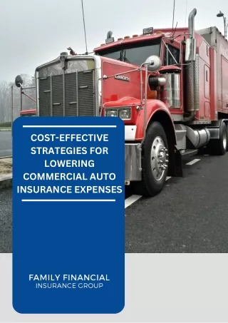 COST-EFFECTIVE STRATEGIES FOR LOWERING COMMERCIAL AUTO INSURANCE EXPENSES PDF