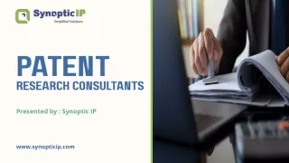 Best Patent Search Companies in India | Synoptic IP