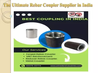 The Ultimate Rebar Coupler Supplier in India