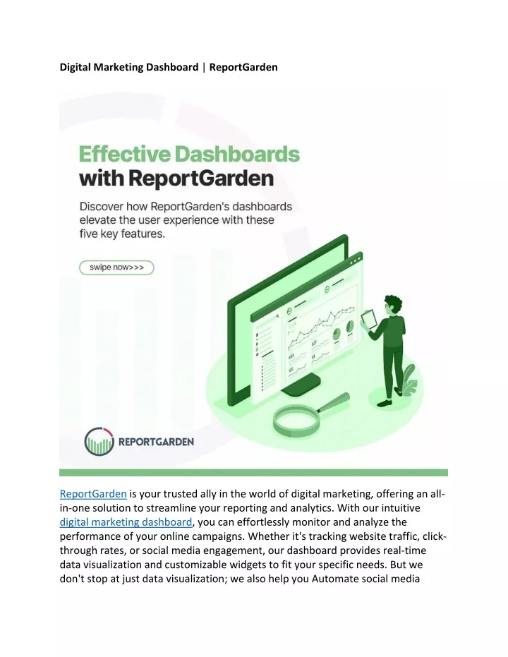 digital marketing dashboard reportgarden