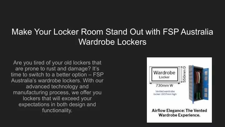 make your locker room stand out with