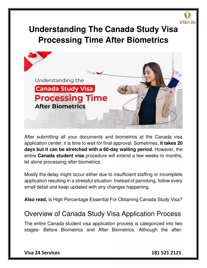 understanding the canada study visa processing