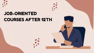 job oriented courses after 12th