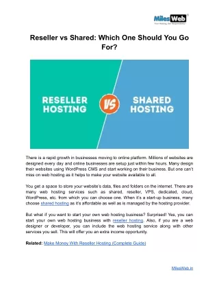 Reseller vs Shared_ Which One Should You Go For