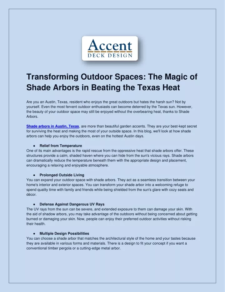 transforming outdoor spaces the magic of shade