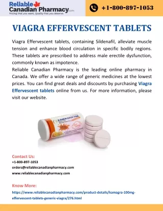 Viagra Effervescent Tablets