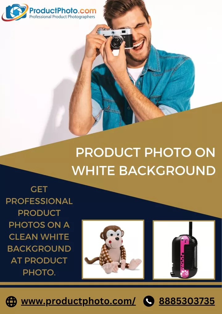 product photo on white background