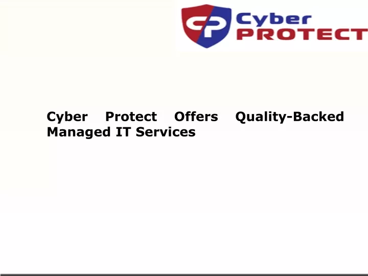 cyber managed it services