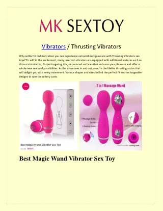 Best Magic Wand Vibrator Sex Toy - Mksextoy.com