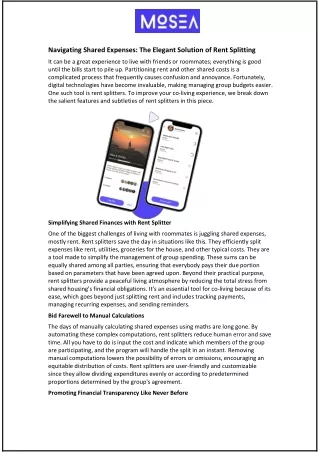 navigating shared expenses the elegant solution