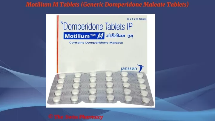 motilium m tablets generic domperidone maleate